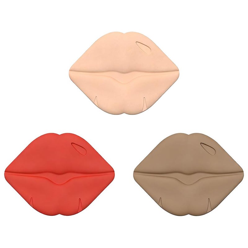 Adhesive Lip Gloss Balm Holder Adjustable Flexible Silicone Device Portable Birthday Gift for Girlfriend (Brown) - Image 1